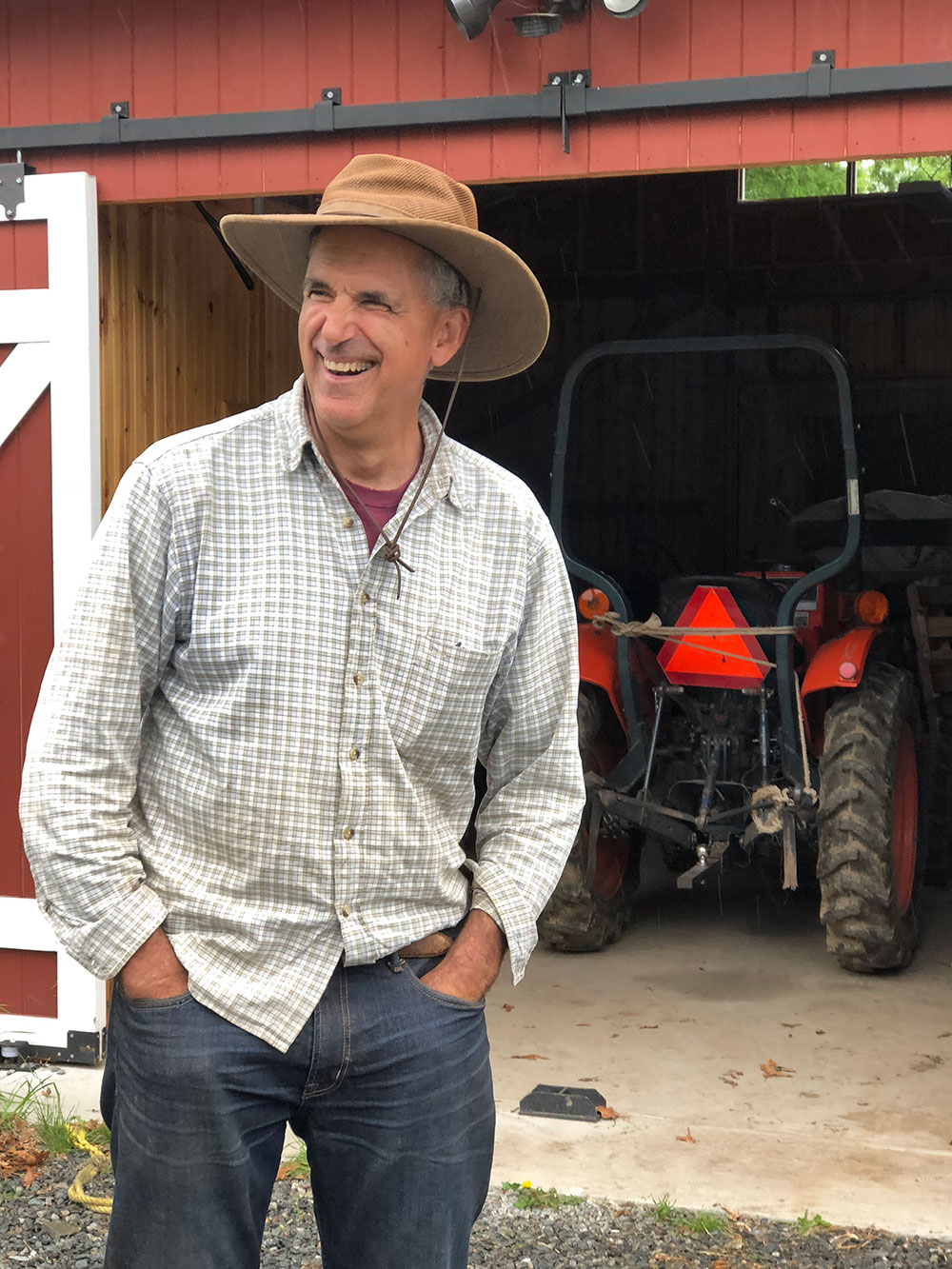 Steve Stycos at Westbay Farm